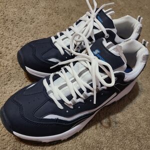 S Sport Womens Navy and White Athletic Sneakers-11